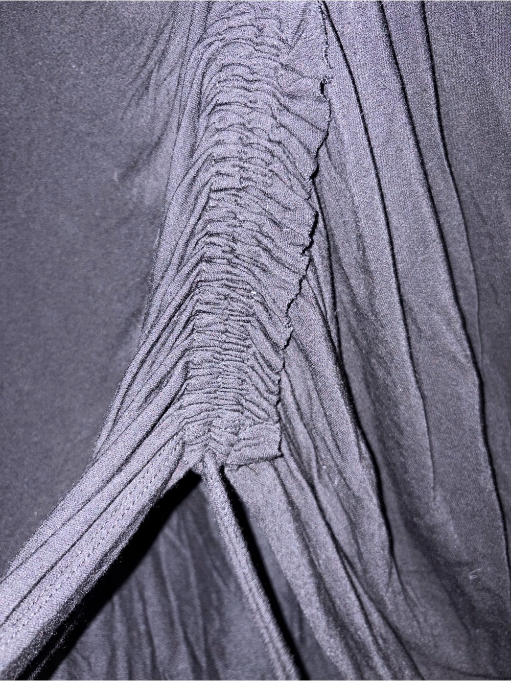 Iro Alajar Black Ruched Drawstring Long Sleeve Shirt - Picture 7 of 8